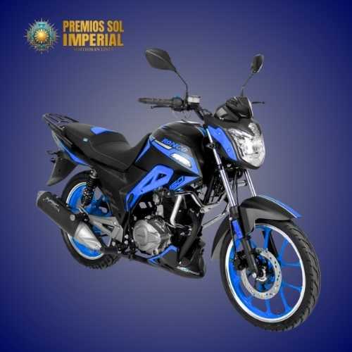 MOTO MARCA RONCO COLOR AZUL